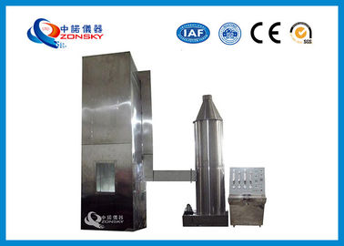 China IEC 60529 Flammability Testing Equipment , Bundled Cables Vertical Flammability Chamber supplier